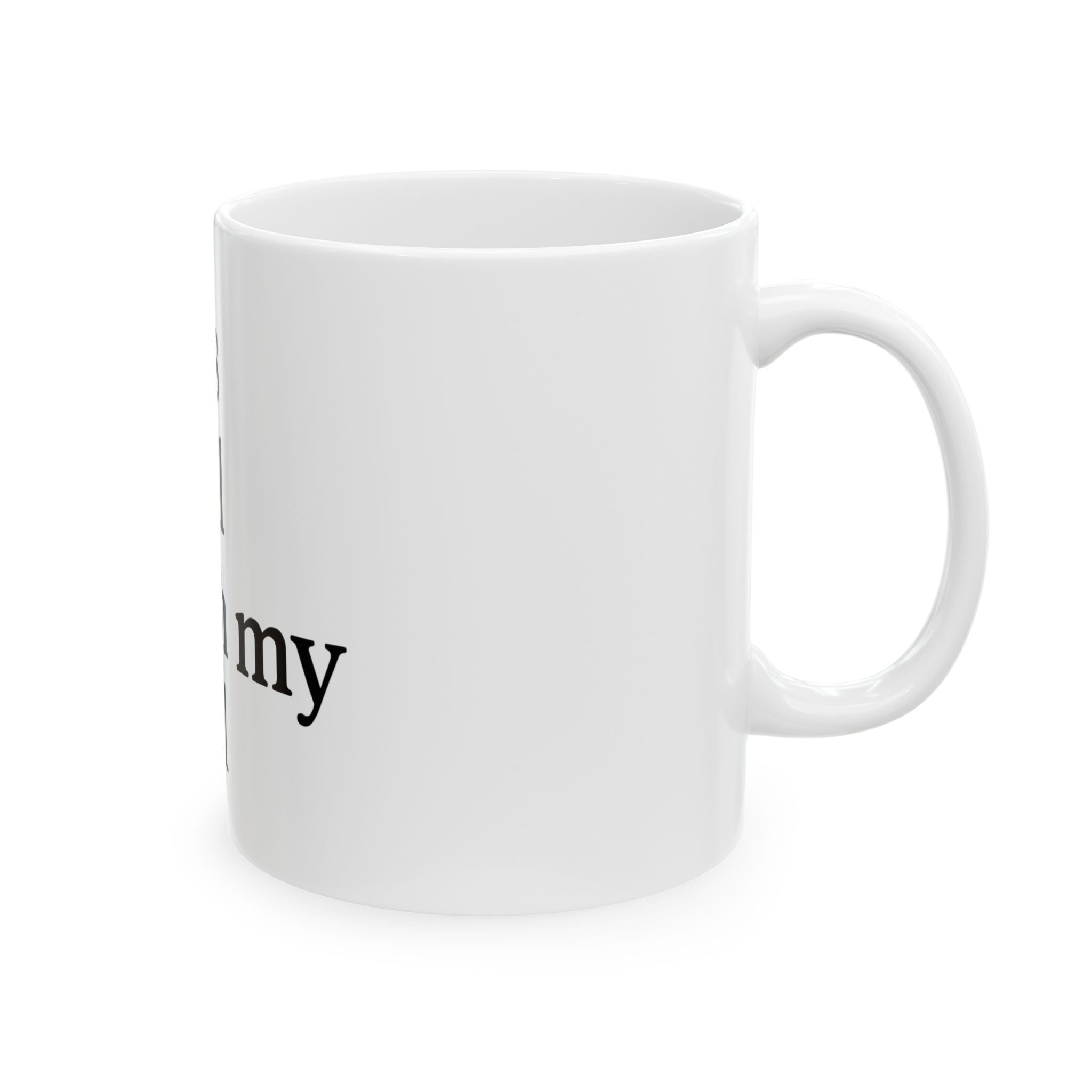 Inspirational Ceramic Mug - “It is well with my soul” - Motivational Coffee Cup, a perfect gift for friends, home decor, or spiritual drinkware.