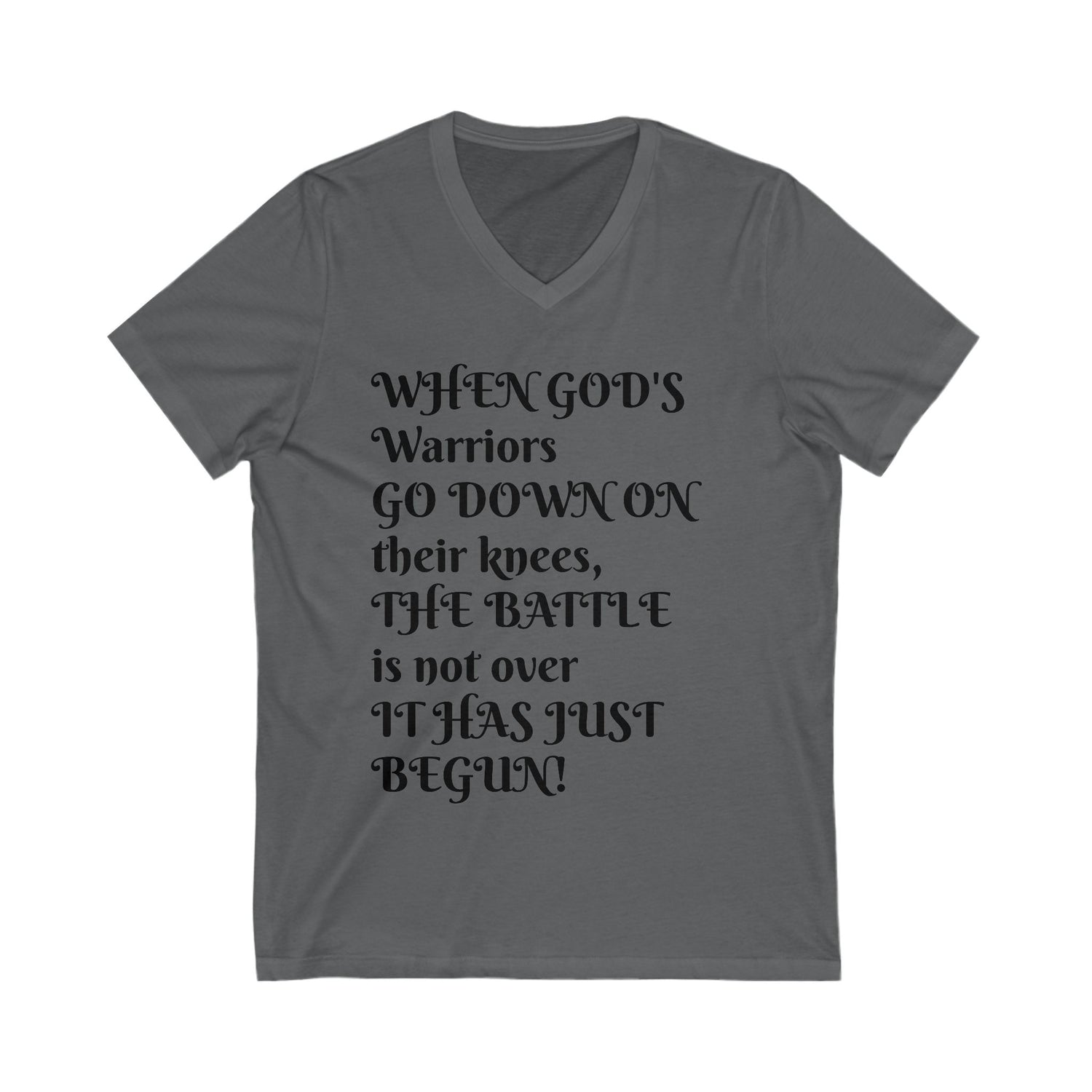 Unisex Jersey Short Sleeve V-Neck Tee