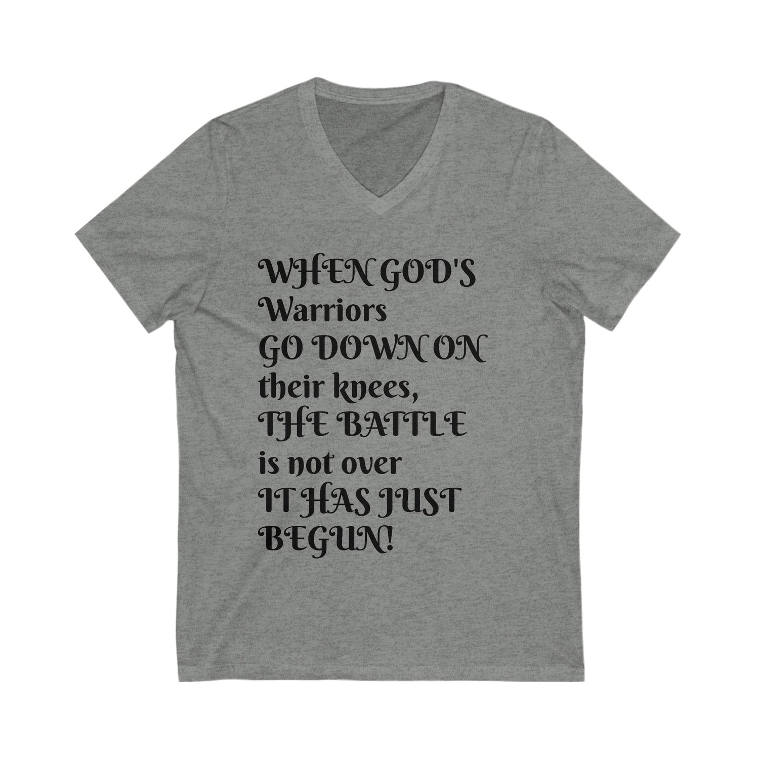 Unisex Jersey Short Sleeve V-Neck Tee