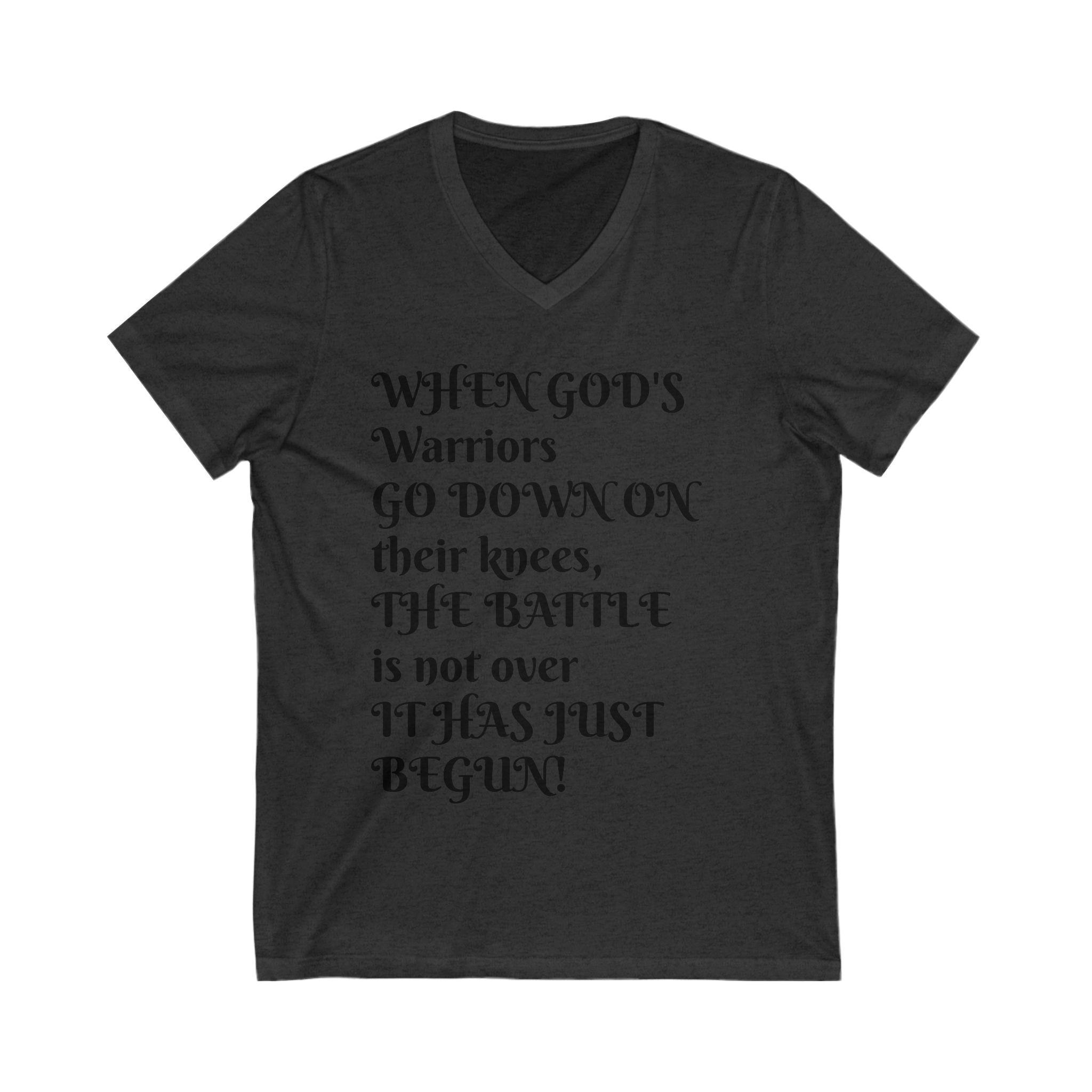 Unisex Jersey Short Sleeve V-Neck Tee
