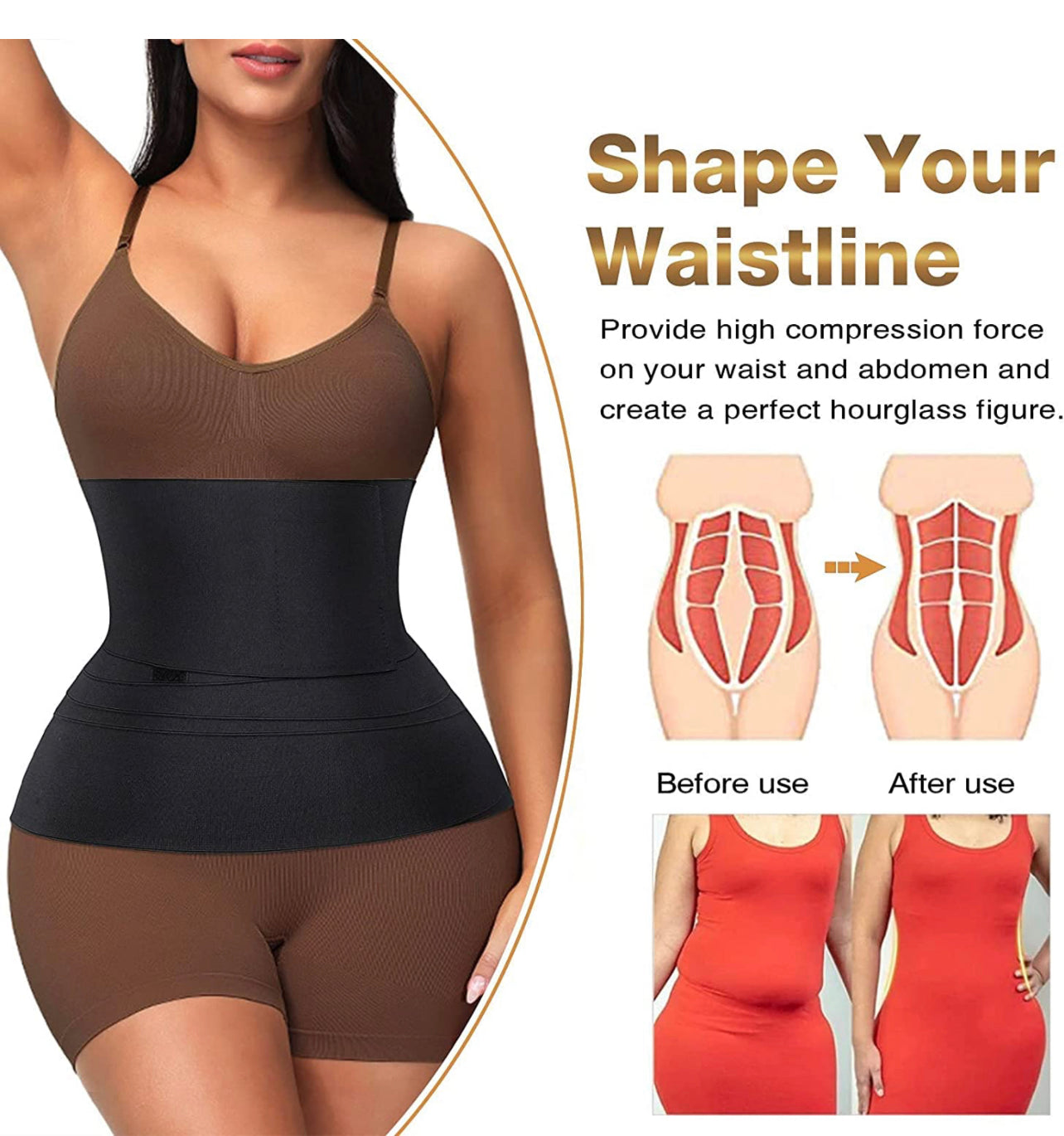 Body By Choco 5-in-1 Trim & Sculpt Combo Deal 
Tea + Green Coffee + Gummies + Reset capsules + Wrap Belt