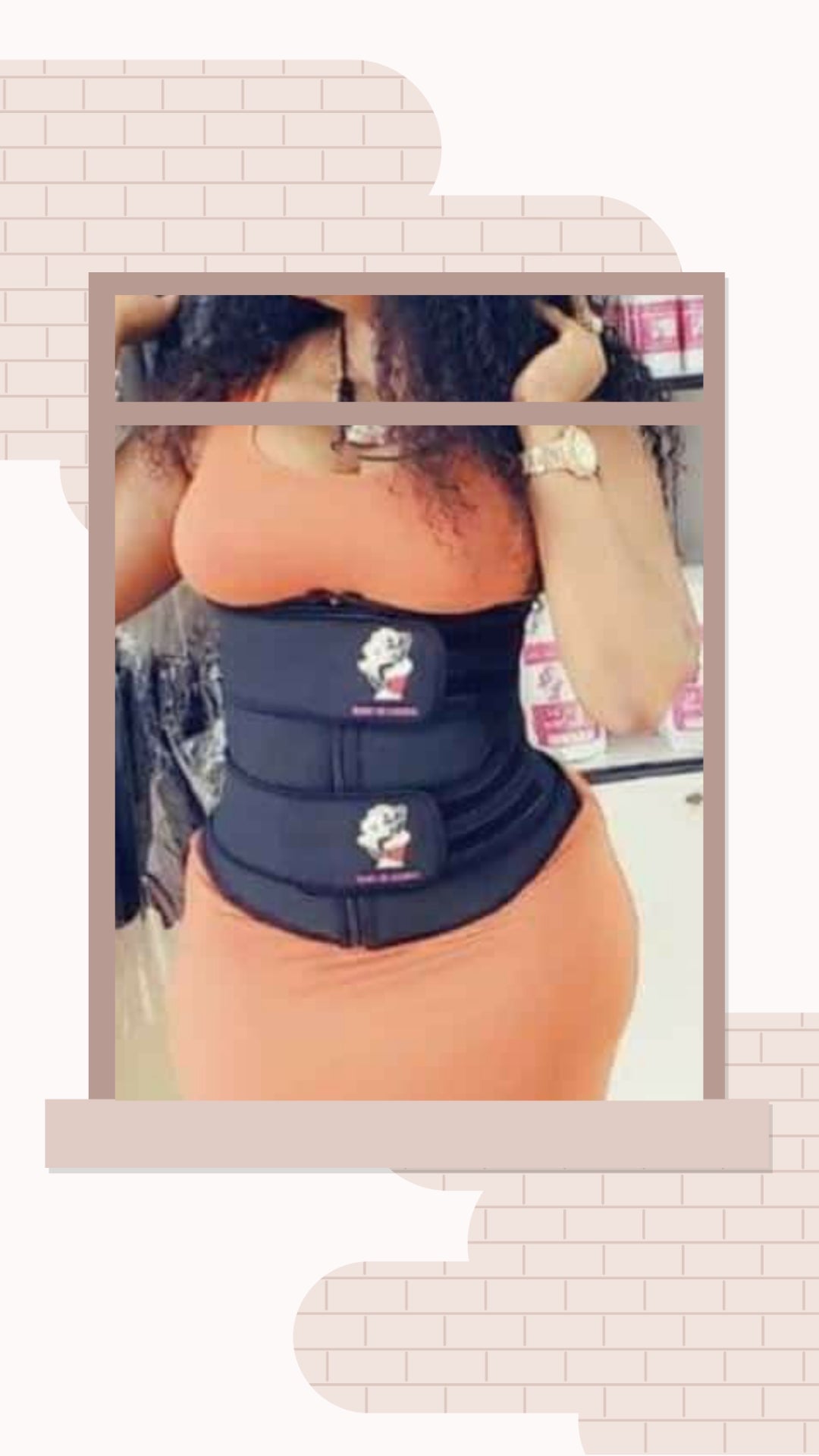 DOUBLE LATEX WAIST TRAINER FITNESS BELT