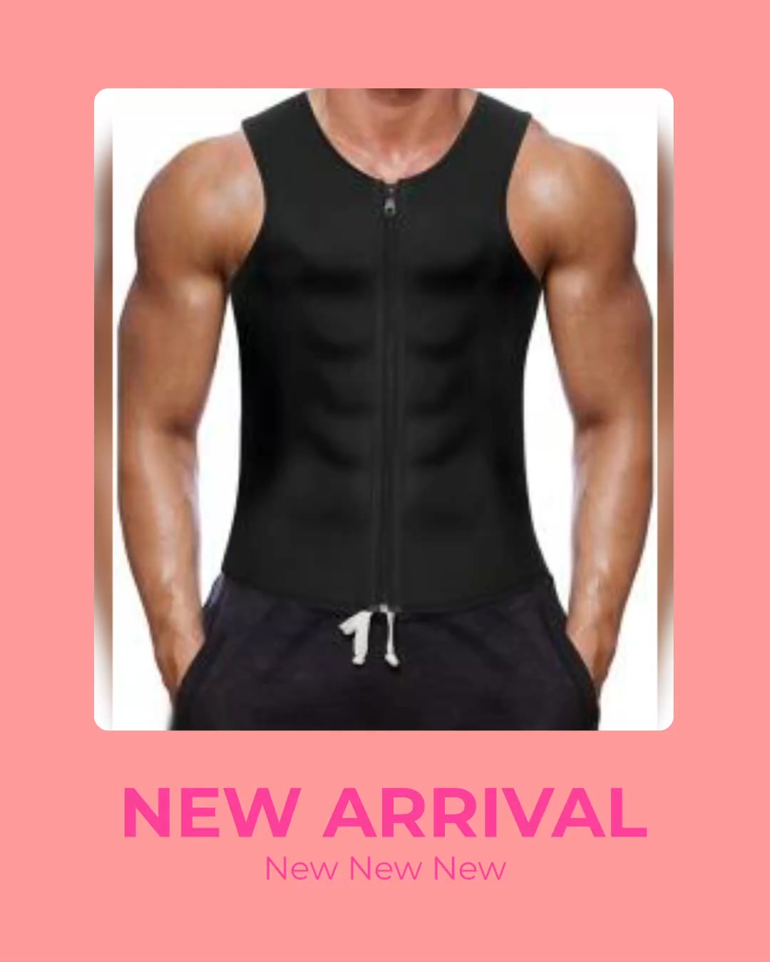 New Men Shaper Sweat Vest