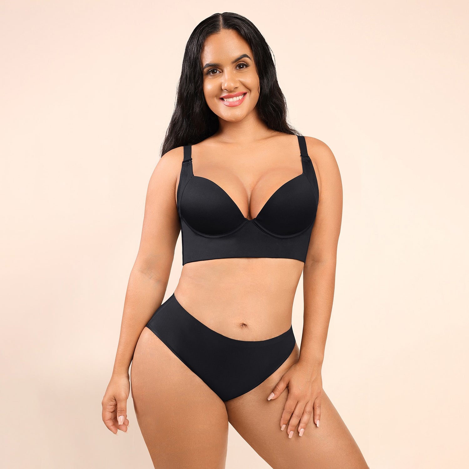 New Uplift Deep Cup Hides Back Fat Shapewear Bra