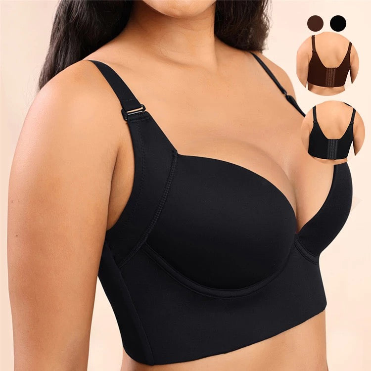 New Uplift Deep Cup Hides Back Fat Shapewear Bra
