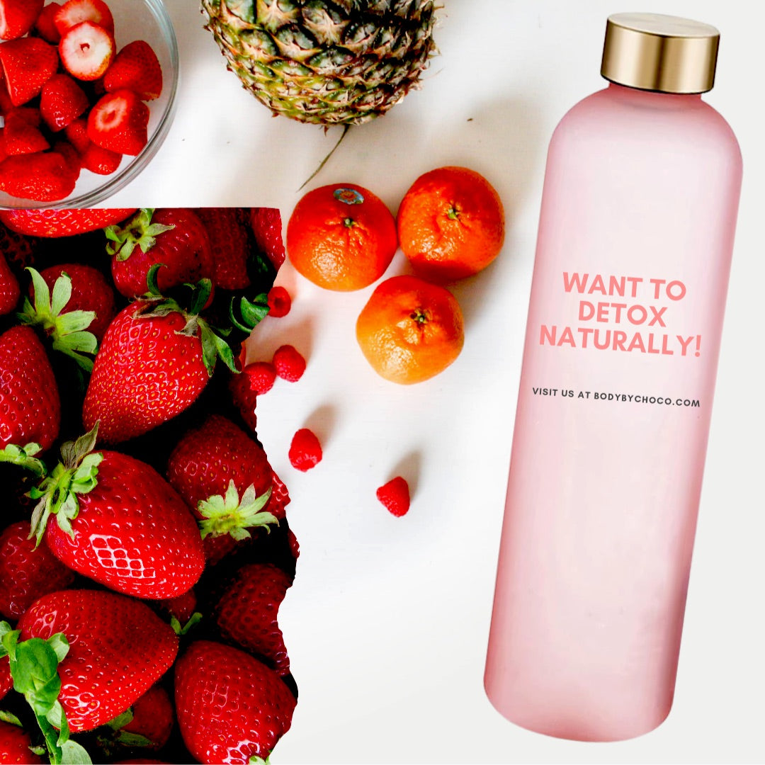 New Motivational Pink & White Water Bottle With Time Marker