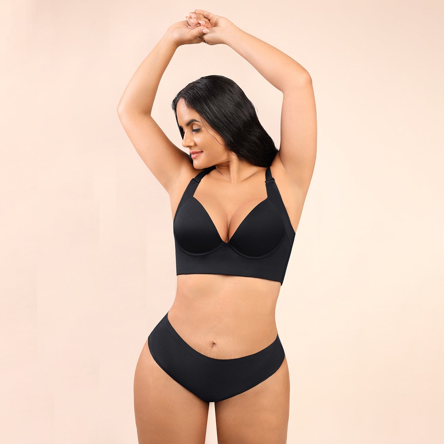New Uplift Deep Cup Hides Back Fat Shapewear Bra