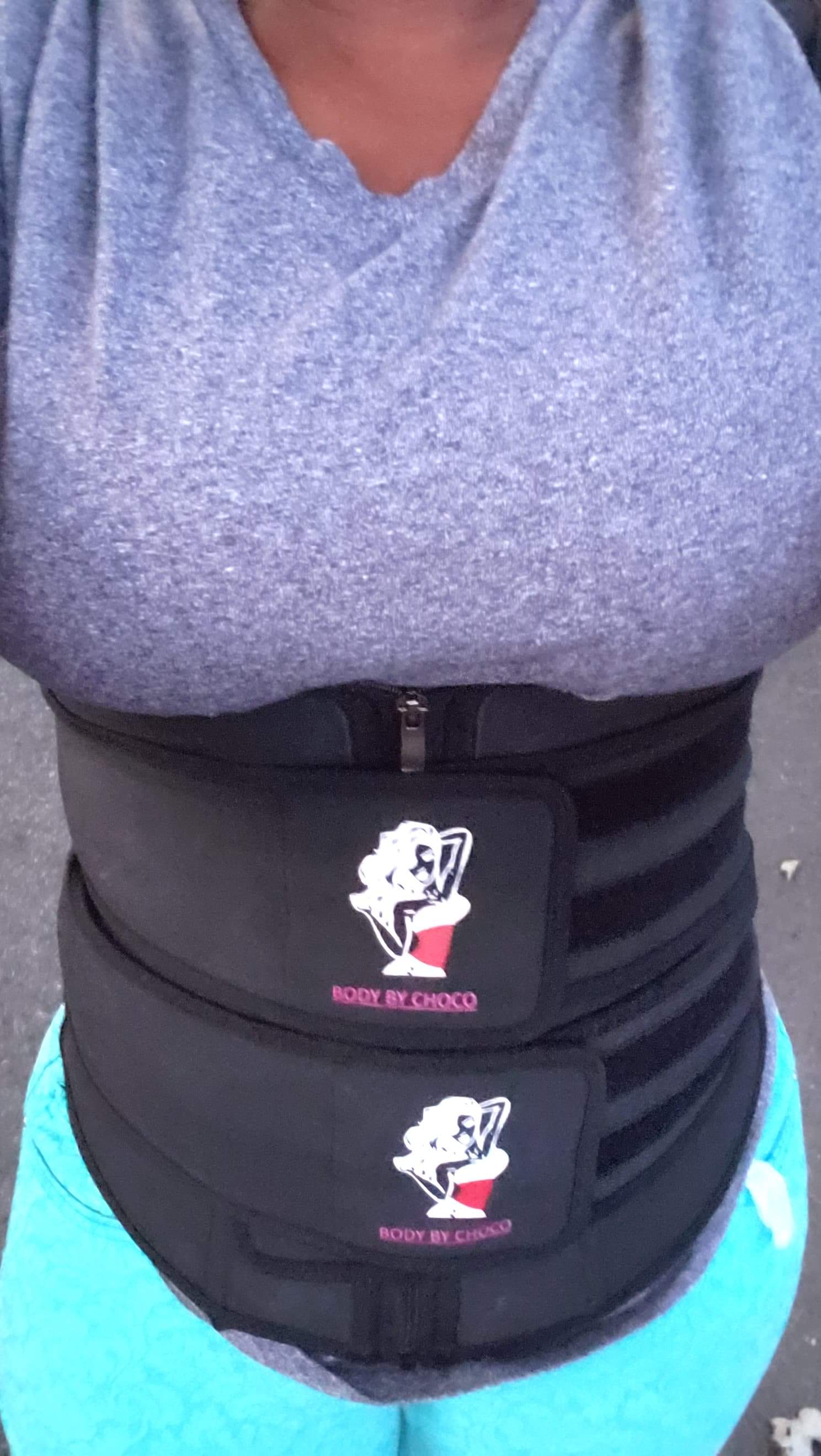DOUBLE LATEX WAIST TRAINER FITNESS BELT