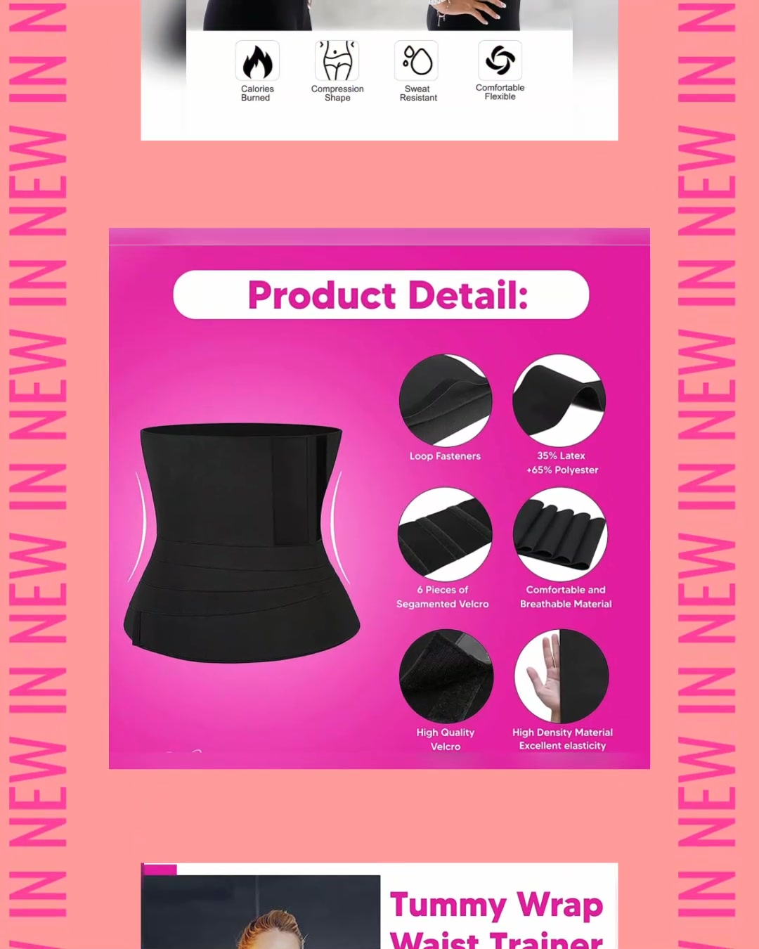 Bodybychoco New Lipo Wrap Waist Trainer