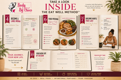 The Body By Choco Eat Well Method™ 30 Days of Good Food + Food Freedom -Digital product