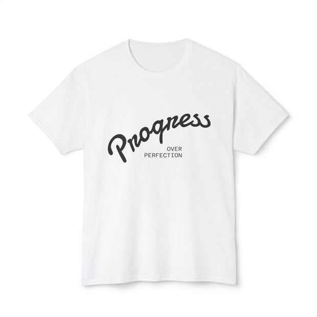 Motivational Progress T-Shirt | Unisex Cotton Tee, Inspiring Gift, Casual Wear, Positive Affirmation, Self-Care Clothing