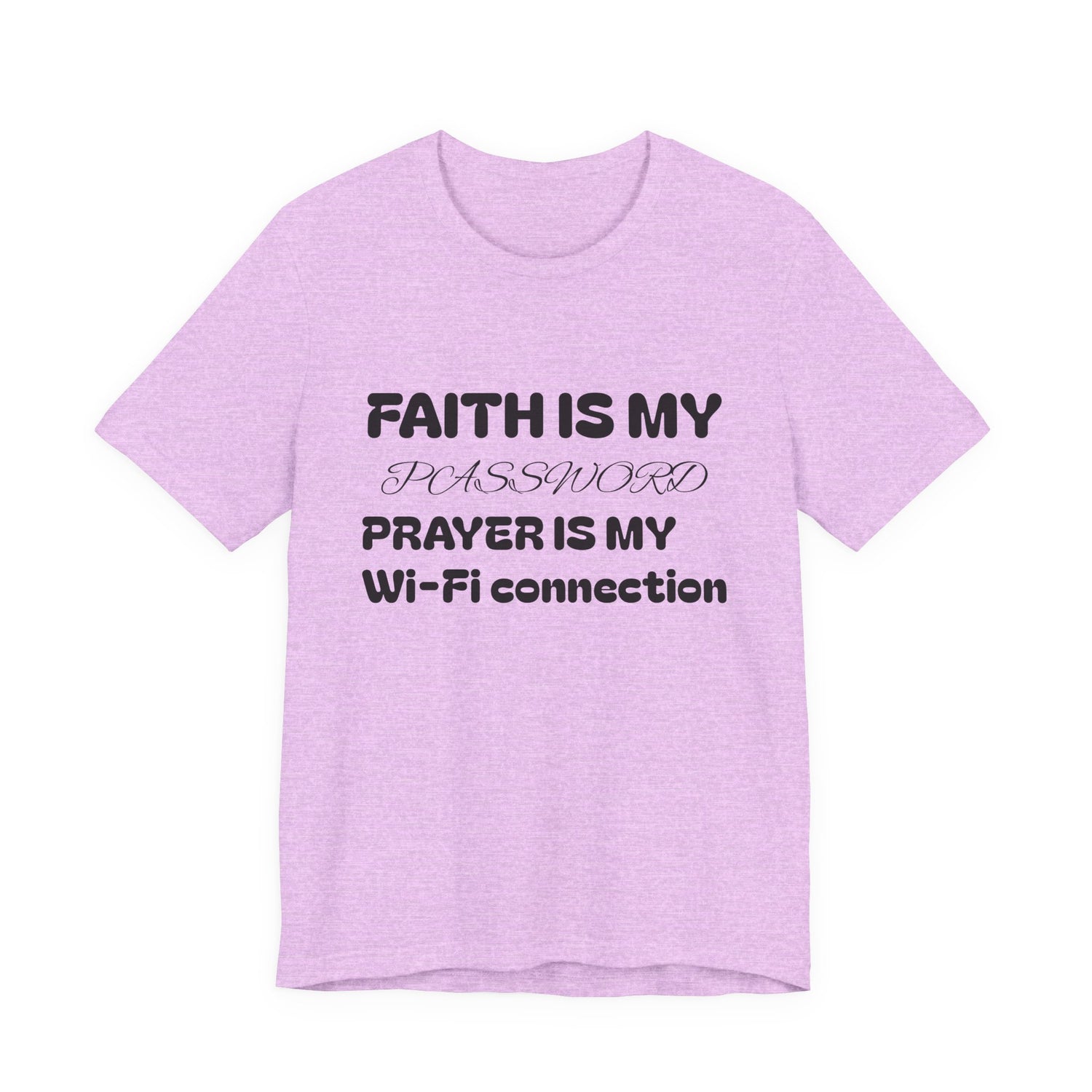 Faith is My Password Tee | Unisex T-Shirt for Spiritual Connection, Inspirational Gift, Faith-Based Apparel, Motivational Wear, Prayer [...]
