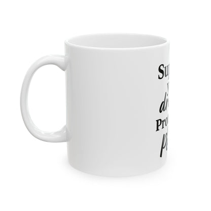 Inspirational Ceramic Mug - Support Your Dreams, Motivational Coffee Cup, Gift for Dreamers, Positive Vibes, Self-Care