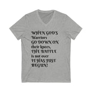 Unisex Jersey Short Sleeve V-Neck Tee