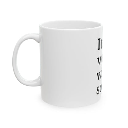 Inspirational Ceramic Mug - &quot;It is well with my soul&quot; - Motivational Coffee Cup, Gift for Friends, Home Decor, Spiritual Drinkware, [...]