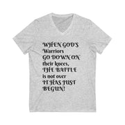 Unisex Jersey Short Sleeve V-Neck Tee