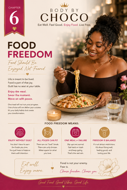 The Body By Choco Eat Well Method™ 30 Days of Good Food + Food Freedom -Digital product