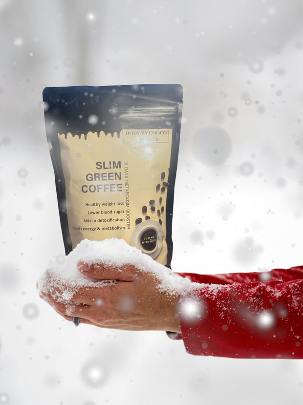 New Men Slim Green Instant Coffee: Effortless Weight Management, Just Add Water!