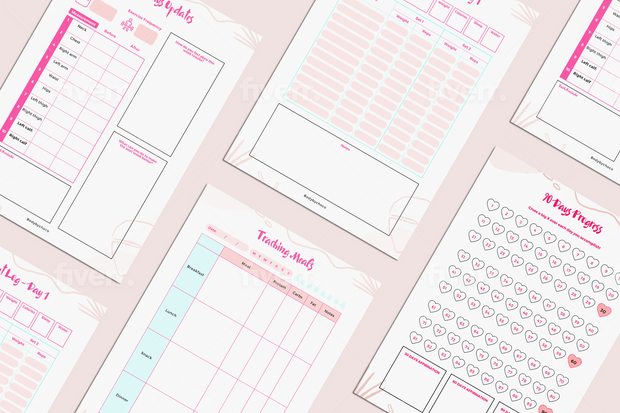 Bodybychoco Fitness Digital Planner