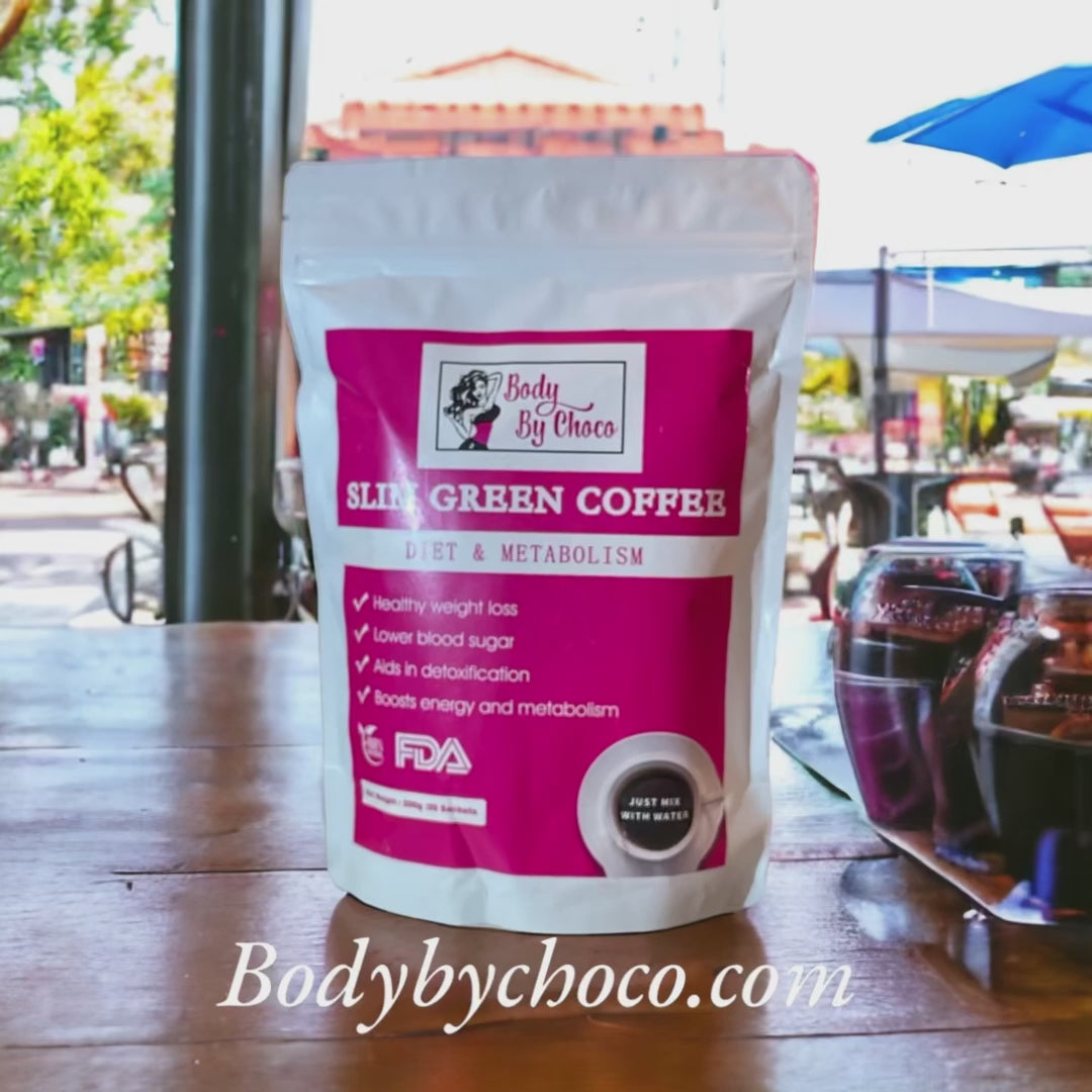 BodyByChoco Slim Green Instant Coffee: Effortless Weight Management, Just Add Water!