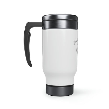 New Stainless Steel Travel Mug with Handle, 14oz