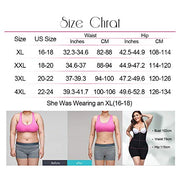 BODY BY CHOCO  Women's Plus Size Firm Control Shapewear Open Bust Bodysuit Body Shaper - Body by Choco