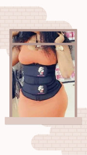 DOUBLE LATEX WAIST TRAINER FITNESS BELT