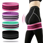 New Hip-Abs-& Booty Band Resistance Squats Training And Anti Slip.